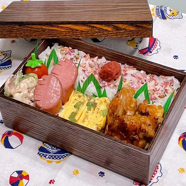 【お弁当】朝寝坊した日の簡単お弁当