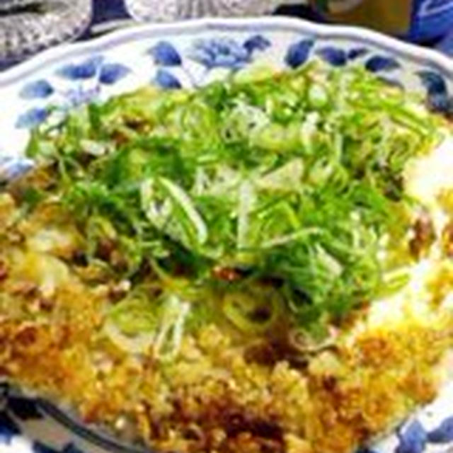 【　ひよこっ子さんのクリームチーズと冷ご飯のお焼き　】