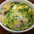 お昼ご飯に「水菜入り親子丼」