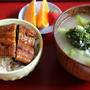鰻でご馳走感のある朝ごはん、麻婆豆腐丼のお弁当、ピーマンの肉詰めで夕ごはん