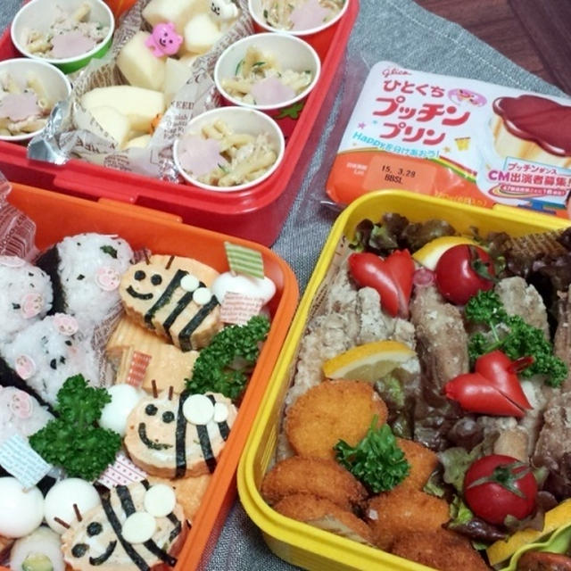 2015年保育園お別れ遠足のお弁当