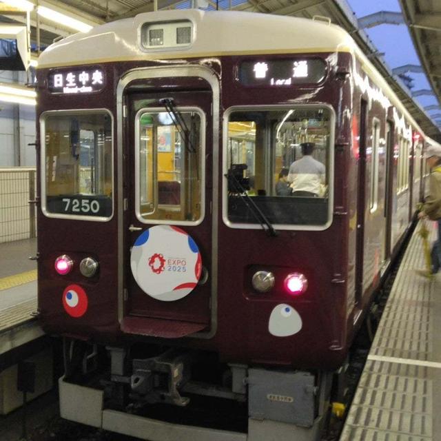 ミャクミャクのラッピング電車#最近撮った写真は