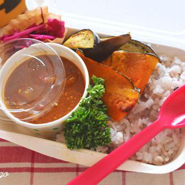 ママ弁「スパイスカレーのお弁当」