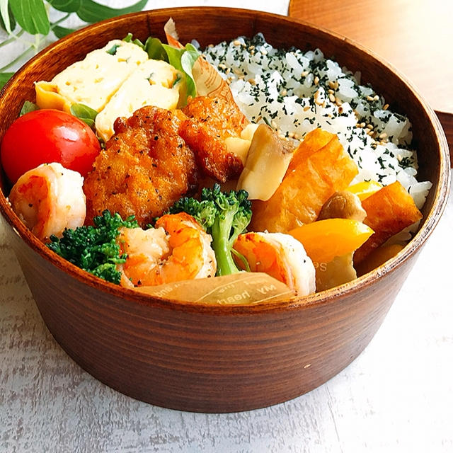 ✴︎旦那さんのスパイシーチキン弁当