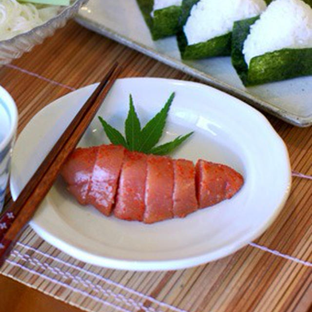 夏の食卓、めんたいぴりり！