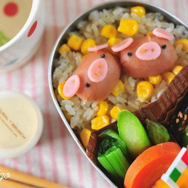 コーンチャーハンのお弁当
