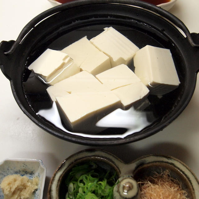 湯豆腐と焼肉