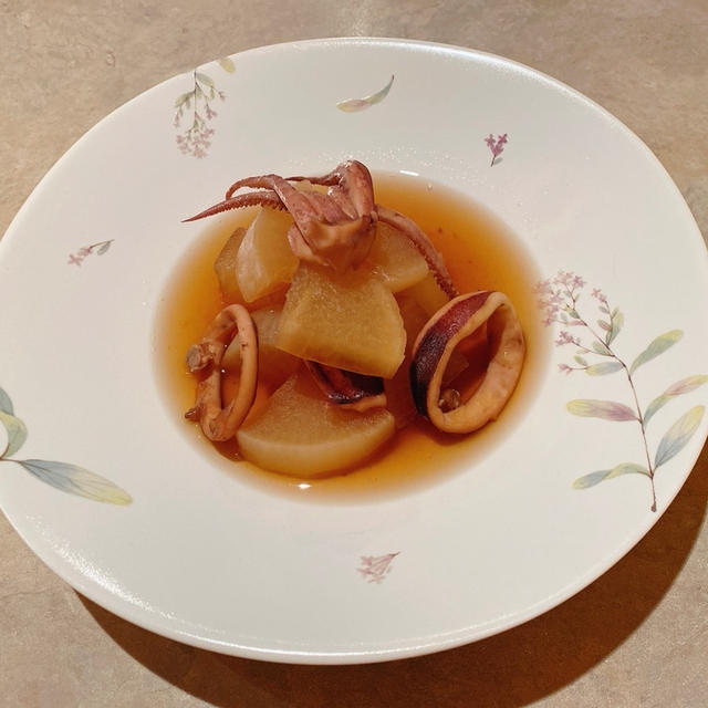 烏賊とフィレステーキ