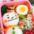 海苔切り簡単！ゆきだるま弁