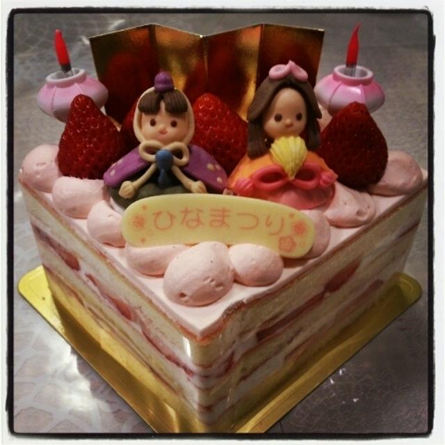 ひなまつりケーキ☆