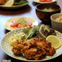 にんにく醤油で鶏の唐揚げ。