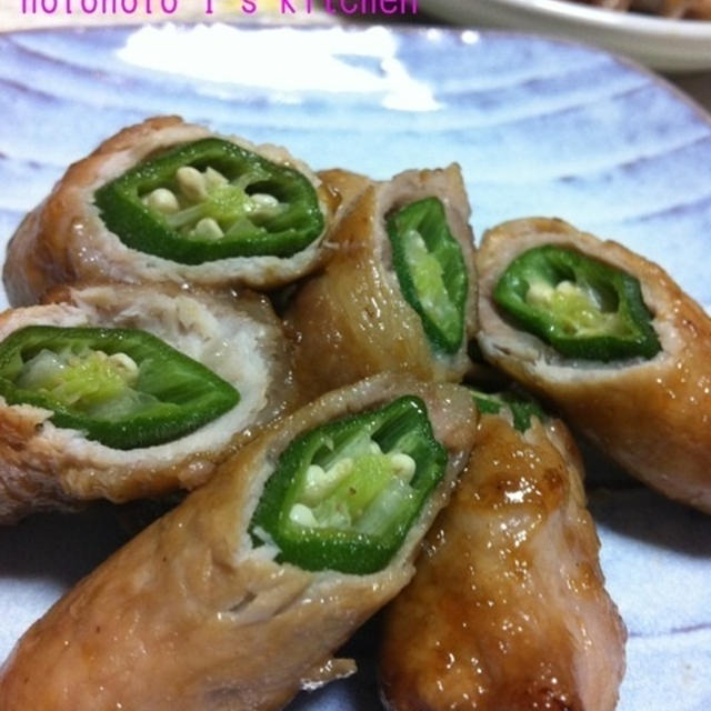 夏の疲れに・・・オクラの豚肉ロール巻