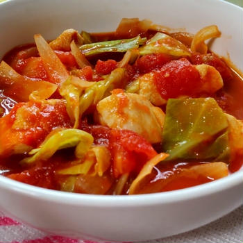 ガリ・トマ・チキン🧄🍅🍗🥬🧅
