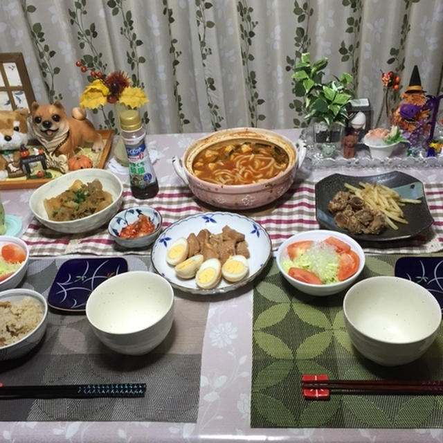 圧力鍋でおかず２品＆オラは夜も警備してます