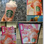 【スタバ新作】ピーチピンクフルーツフラペチーノと新しいお絵描きボード♪