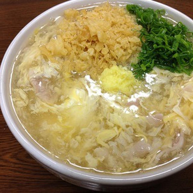 朝昼抜きで「豚入りけいらんうどん」