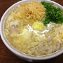 朝昼抜きで「豚入りけいらんうどん」