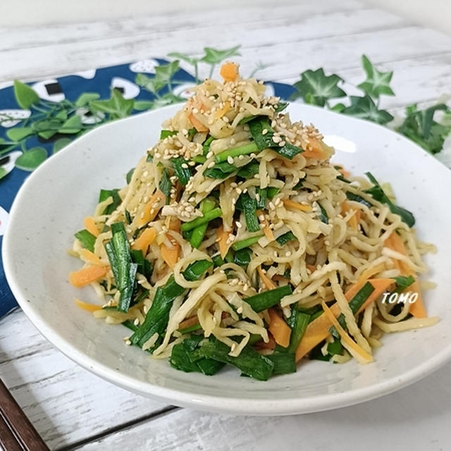 お弁当にも♪ニラと切り干し大根の中華炒め
