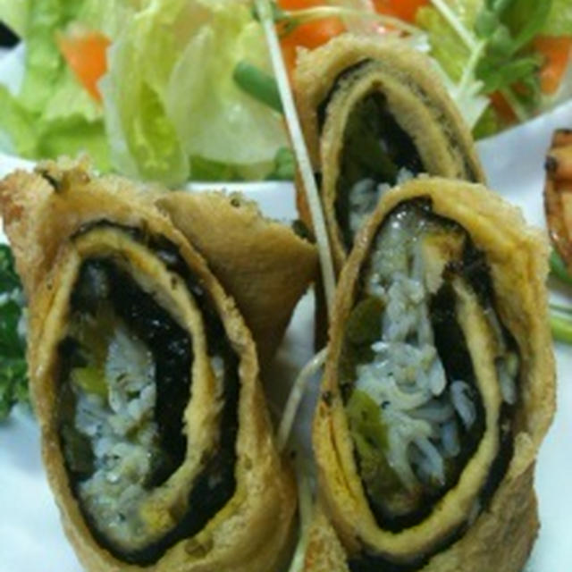 お揚げロール&揚げ餃子
