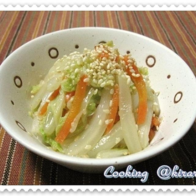 ◆2.7　白菜の炒めナムル♪みつみつさんが作ってくださいました