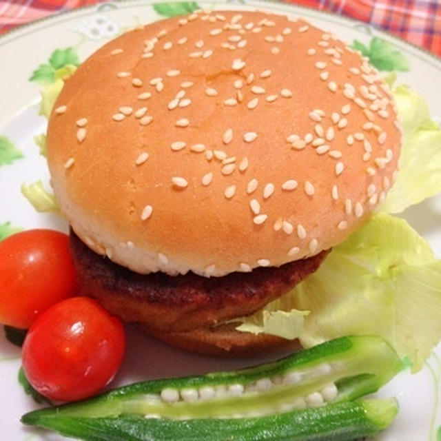 元気が出る！朝食ハンバーガー