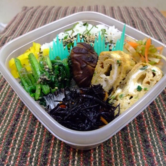 肉そぼろ玉子焼きお弁当。