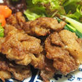 カリカリ美味しい！豚こまのナゲット風生姜焼き