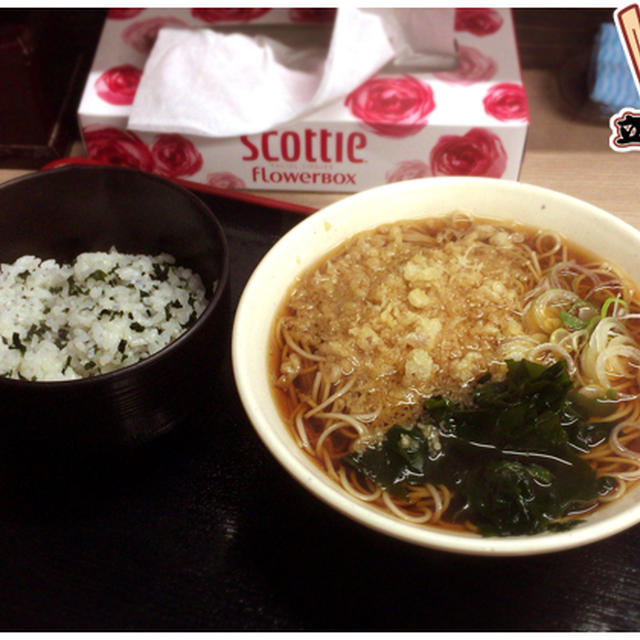 立ち蕎麦行脚「あり賀せいろうの朝食セット」