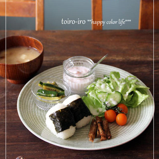 最近の朝食や昼食