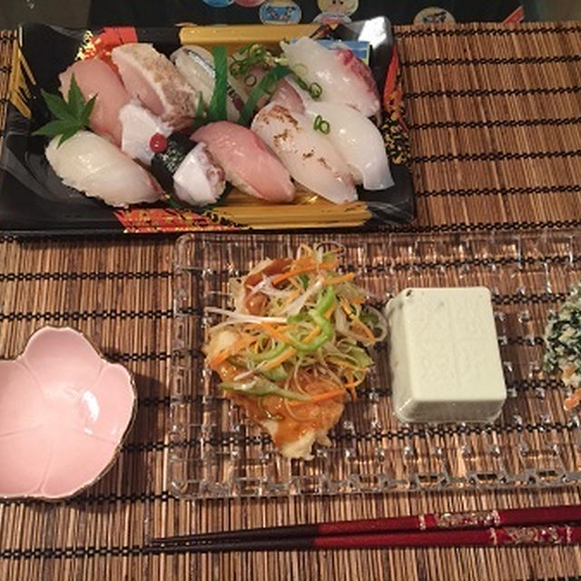 旅行前後の晩御飯
