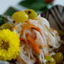 ■菜園採り立て大根で　常備菜【簡単！５分！皮ごと　なま酢／ついでに切干大根も＾＾】超姉さんご紹介有難う～♪～♪