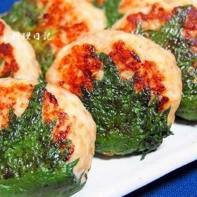 クックパッドさんの人気検索で「胡麻味噌つくねの大葉巻き」がトップ１０入りしました♪　　&amp;失敗作