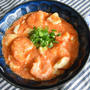 エビと豆腐の明太とろみ煮。ごま油を使わないあっさり中華。