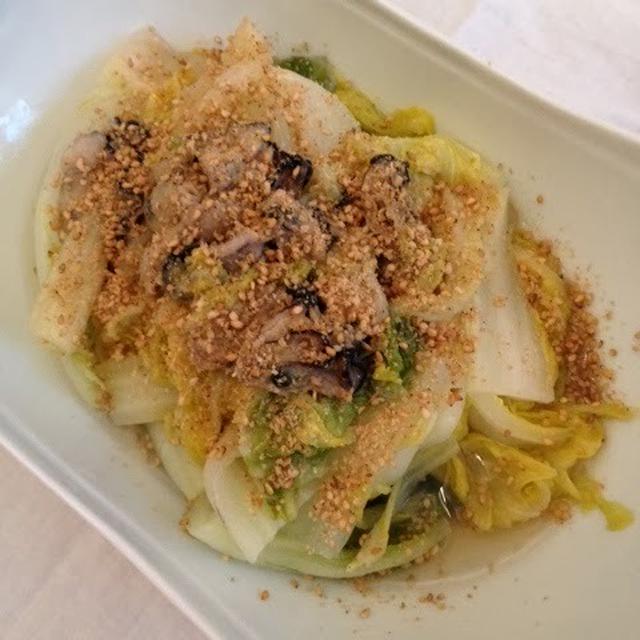 STAUBで牡蠣と白菜の煮物