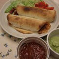 トルティーヤ2種　メキシカンサラダ　ワカモレとトマトサルサのディップ