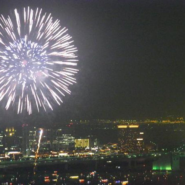 地上46階からの東京湾大華火祭〜（カレッタ汐留「響」）