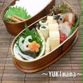 鶏もも肉の塩麹ワイン漬けソテーのてりやきのお弁当 by YUKImamaさん