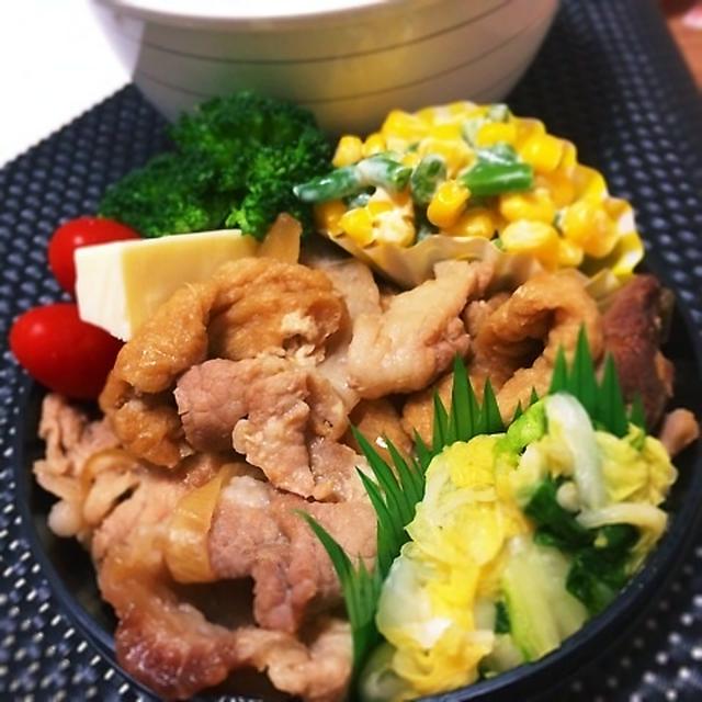 豚丼弁当