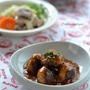 これ１本で～肉団子のうまソーストマトあん。ブロッコリーのごましょうが炒め。