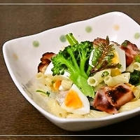 早ゆでパスタ＊山椒ドレッシングサラダ