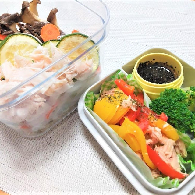 夏野菜で旬の栄養を摂ろうWEEK！ダイエットサラダランチNo.15