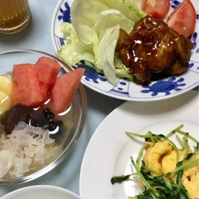 7月第4週の教室、豆花を最初に仕込みます