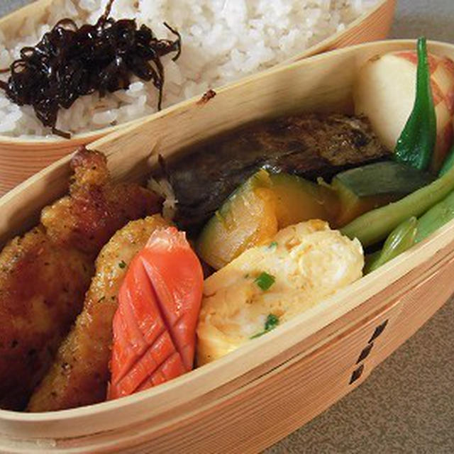 鰆の味噌漬け弁当。再検査の結果