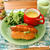 [スムージードレで朝カフェ]　野菜たっぷりホットドッグ朝ごはん