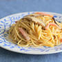 椎茸とベーコンのバター醤油パスタ