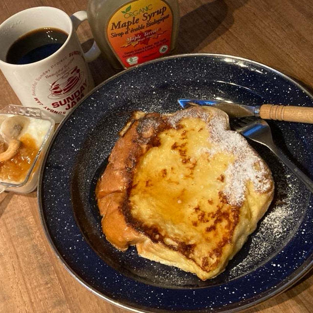 フレンチトーストの朝♪