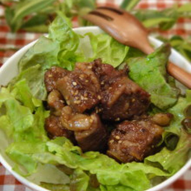 カフェ飯★中落ちカルビの甘辛焼きのっけごはん(簡単レシピ）ホントの気持ちは誰にもわからない。