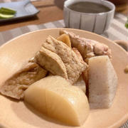 今季最後のおでんで　晩ごはん