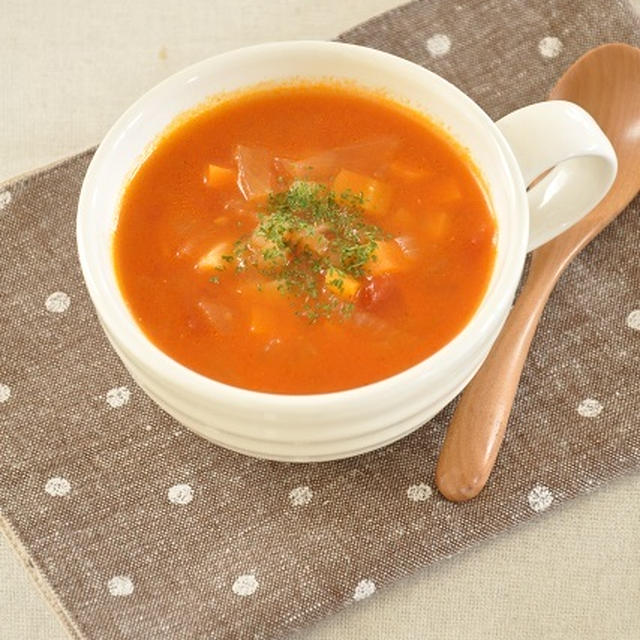 【時短おかず】定番食材で作る『ミネストローネ』