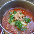 [(食材)豚肉][(食材)春雨][『スープ料理』][『アジア＆エスニック風料理』]坦々スープ春雨